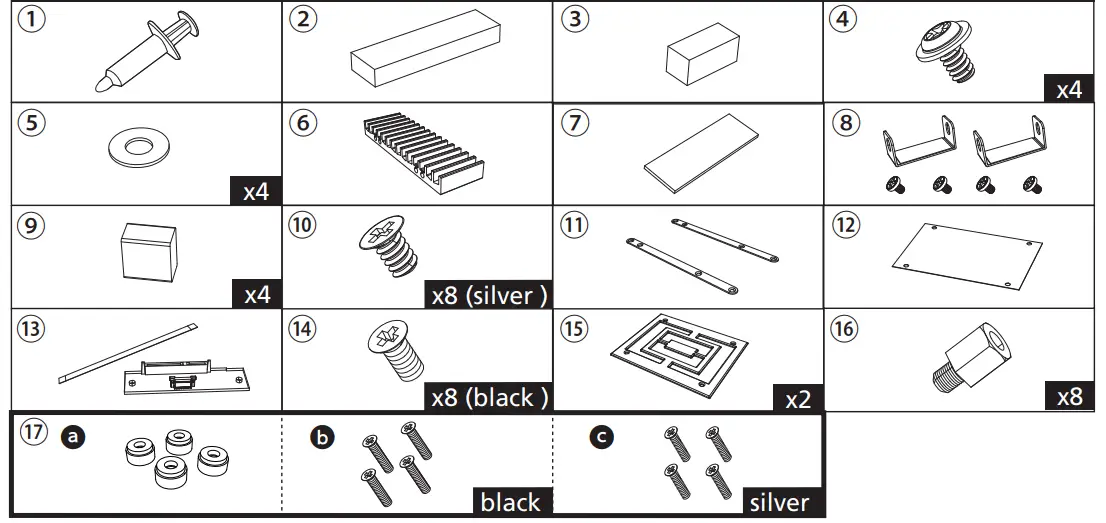 akasa A-NUC87-A1B Fanless Case - Figure 1
