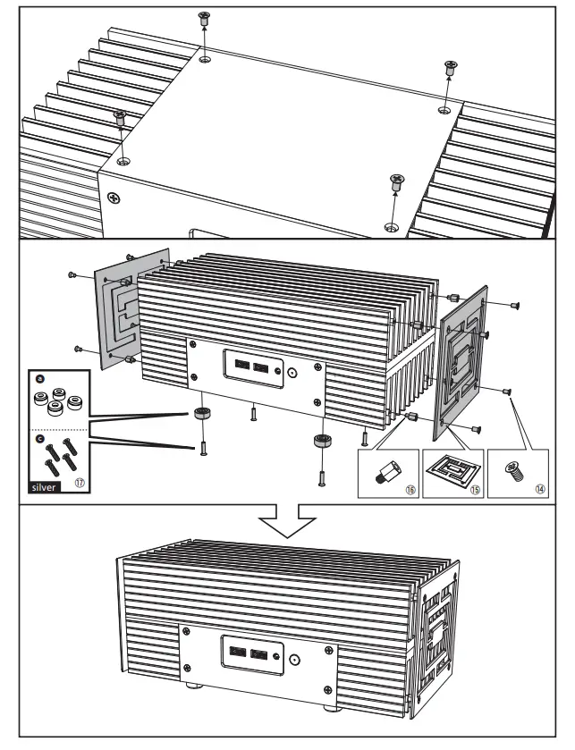 akasa A-NUC87-A1B Fanless Case - Figure 11