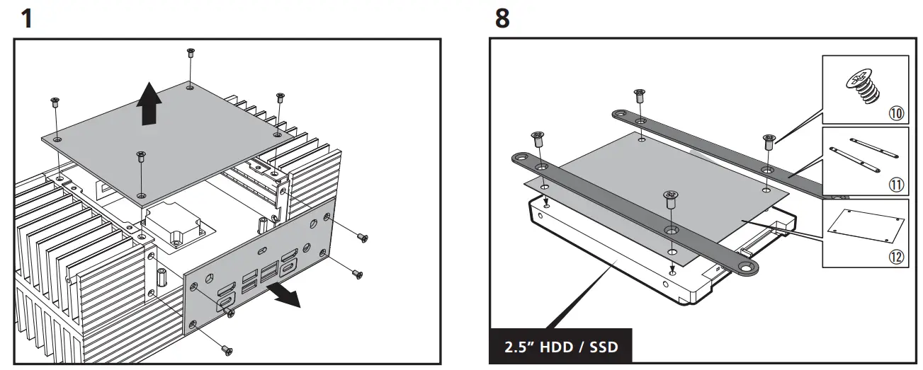 akasa A-NUC87-A1B Fanless Case - Figure 5