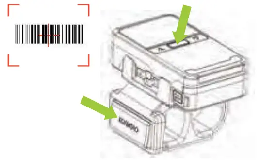KOAMTAC KDC180 Mini Wearable Rugged Scanner - Figure 4