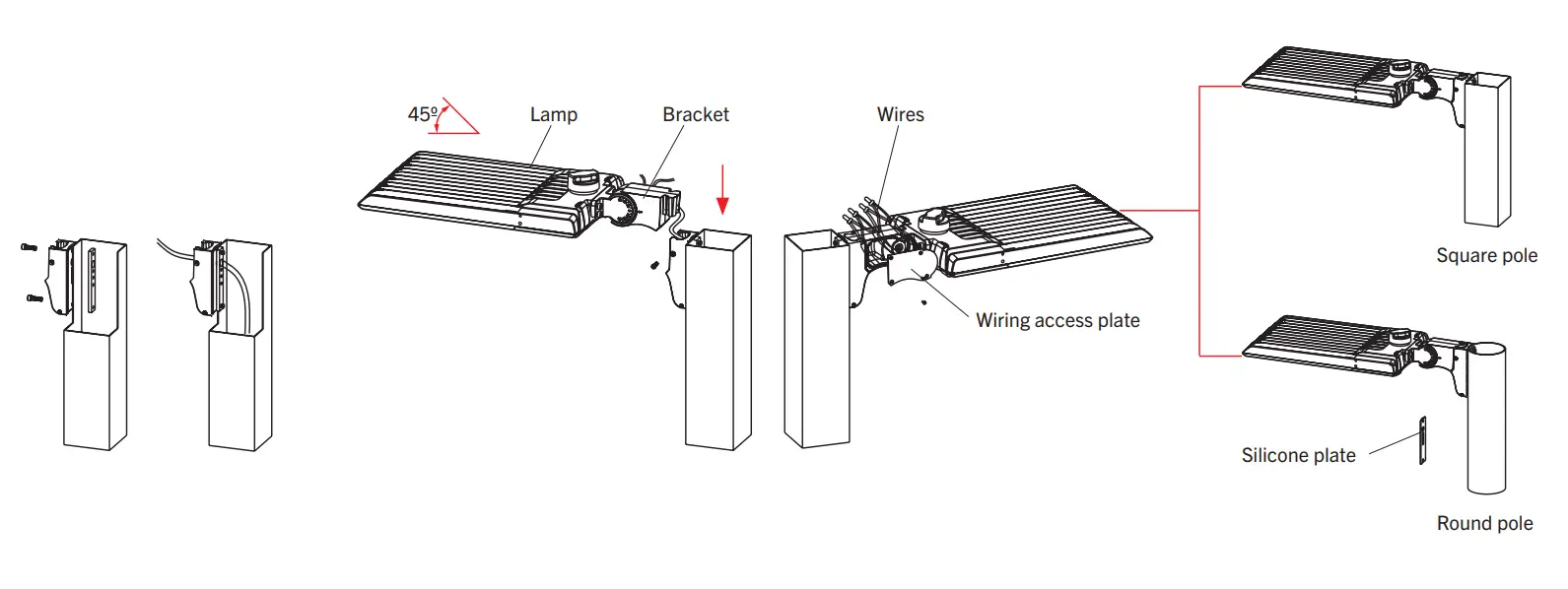 Adjustable Pole Mount