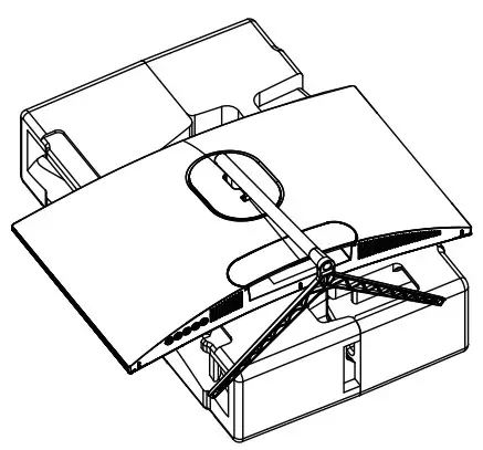 Attaching the monitor