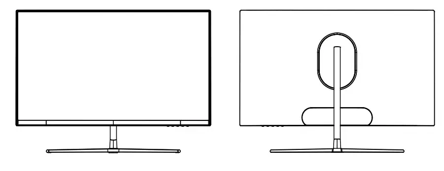 Attaching the monitor