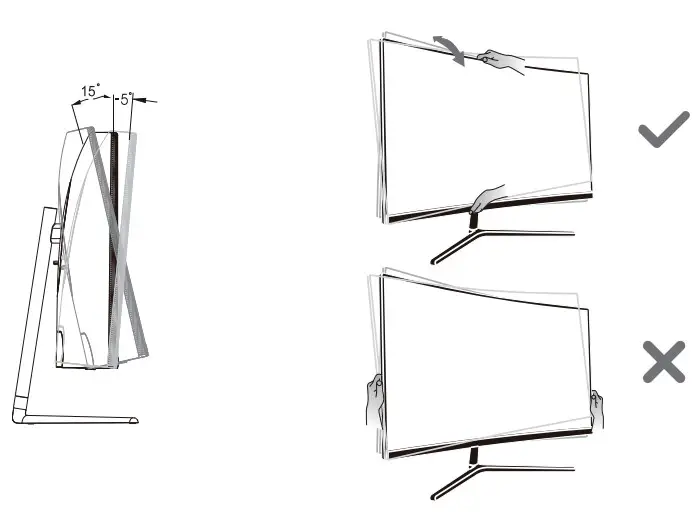 SCREEN POSITION ADJUSTMENT