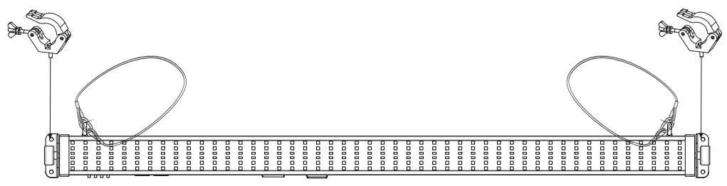 eurolite LED PIX 144 - 72 RGB or CW Bar Light - INSTALLATION