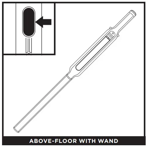 Shark Cordless Handheld Vacuum - ABOVE-FLOOR WITH WAND