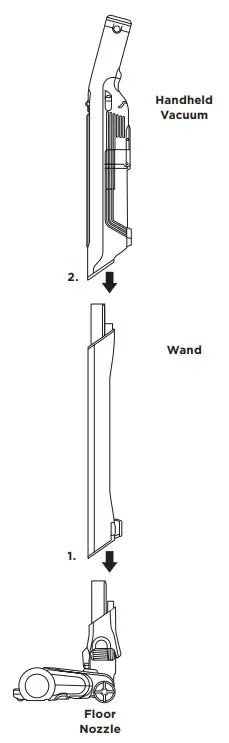Shark Cordless Handheld Vacuum - ASSEMBLY
