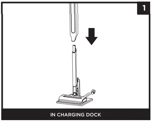 Shark Cordless Handheld Vacuum -IN CHARGING DOCK