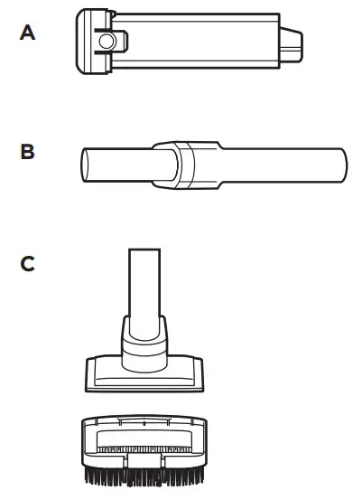 Shark Cordless Handheld Vacuum - STANDARD ACCESSORIES