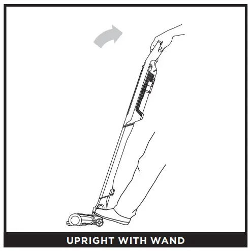 Shark Cordless Handheld Vacuum -UPRIGHT WITH WAND