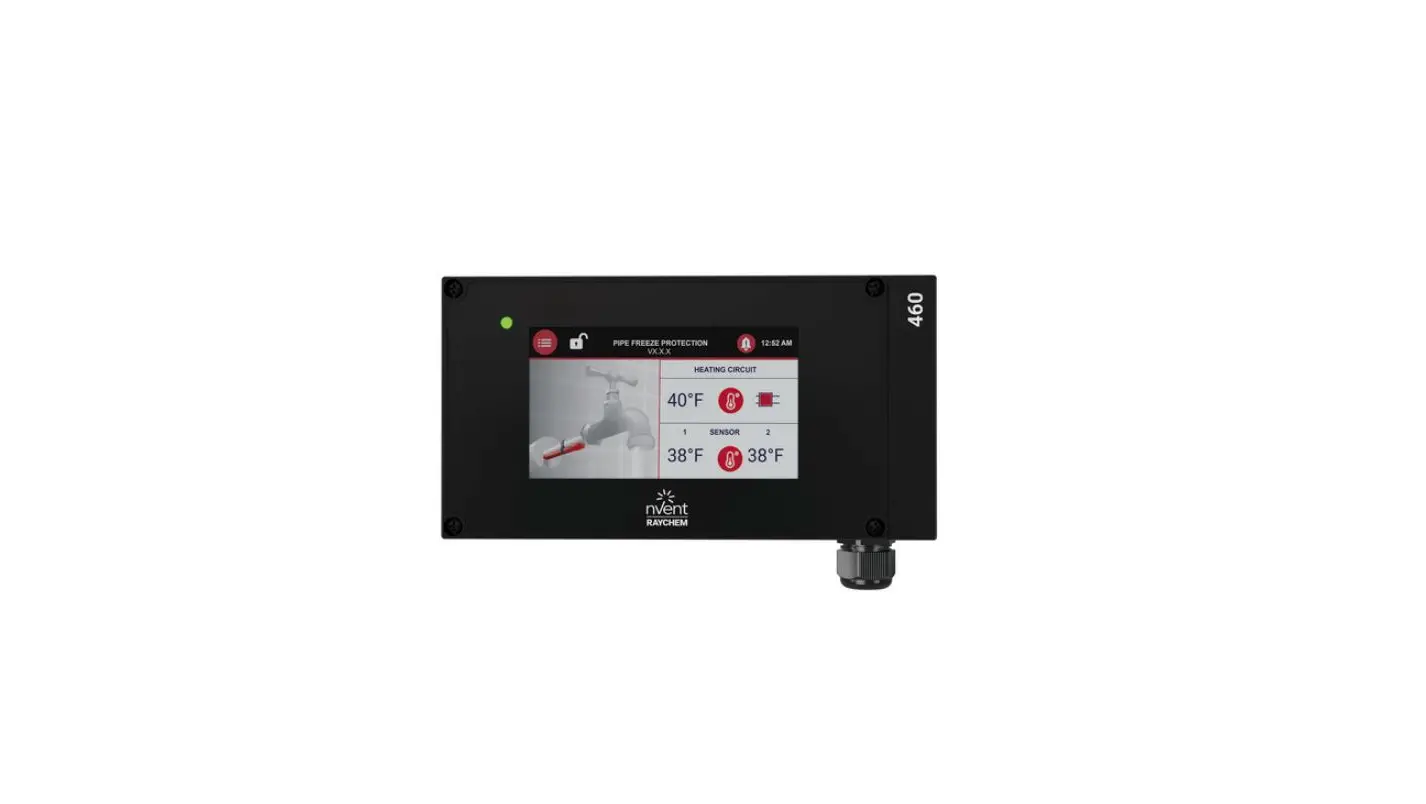 Nvent Raychem 460 Controller Firmware Version 5.1.1 Or Higher User Manual