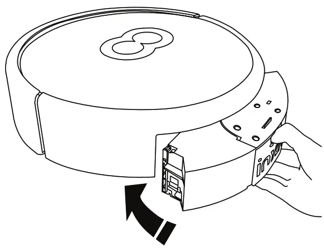 myVacBot SN500 Robot Vacuum -Close and