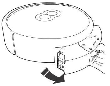 myVacBot SN500 Robot Vacuum - Dust Bin Cleaning