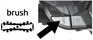 Vacuum-Power-Brush-Button