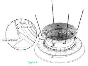 Munters FH1704 Chain Fan Hanger Kit - FIG3