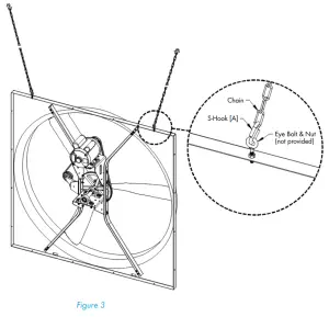 Munters FH1704 Chain Fan Hanger Kit - FIG4