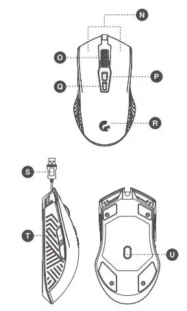 Goodmans 373686 a4-in-1 Gaming Bundle with Colour Changing LED Lighting fig6