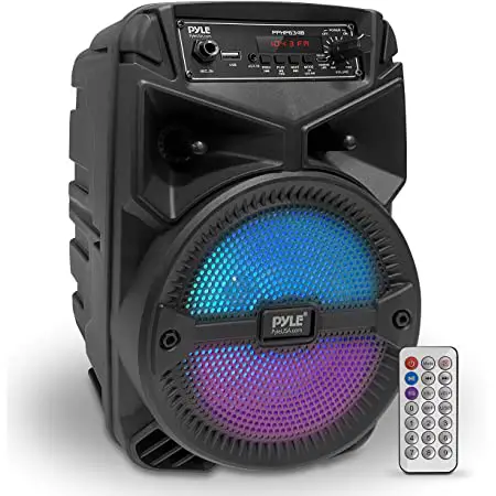 naxa NDS-8009 8 Inch Portable Speaker with Bluetooth and TWS featured