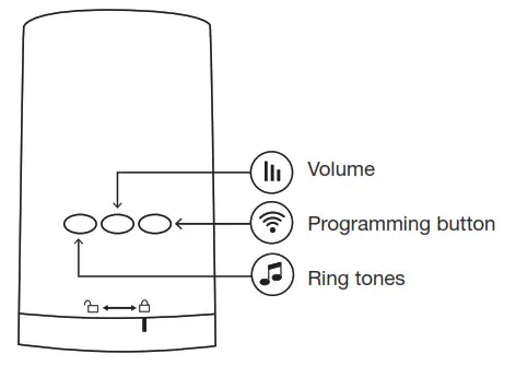 NEXA MLR-1922 Set Battery-Powered Doorbell with Push Button 2