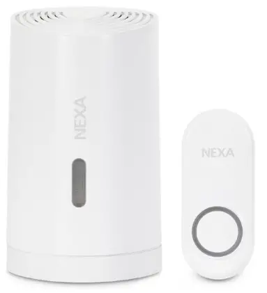 NEXA MLR-1922 Set Battery-Powered Doorbell with Push Button