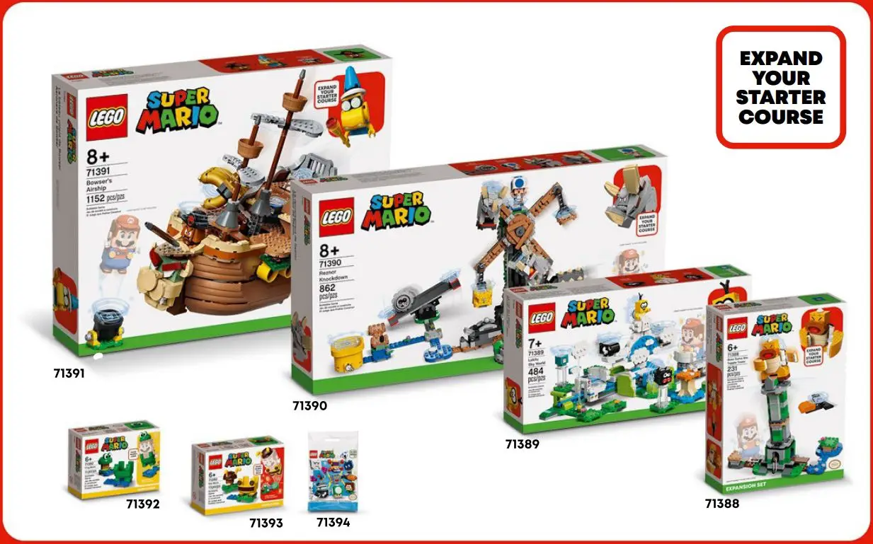 LEGO 71391 Super Mario Airship Expansion Set Instruction Manual - EXPAND YOUR STARTER COURSE