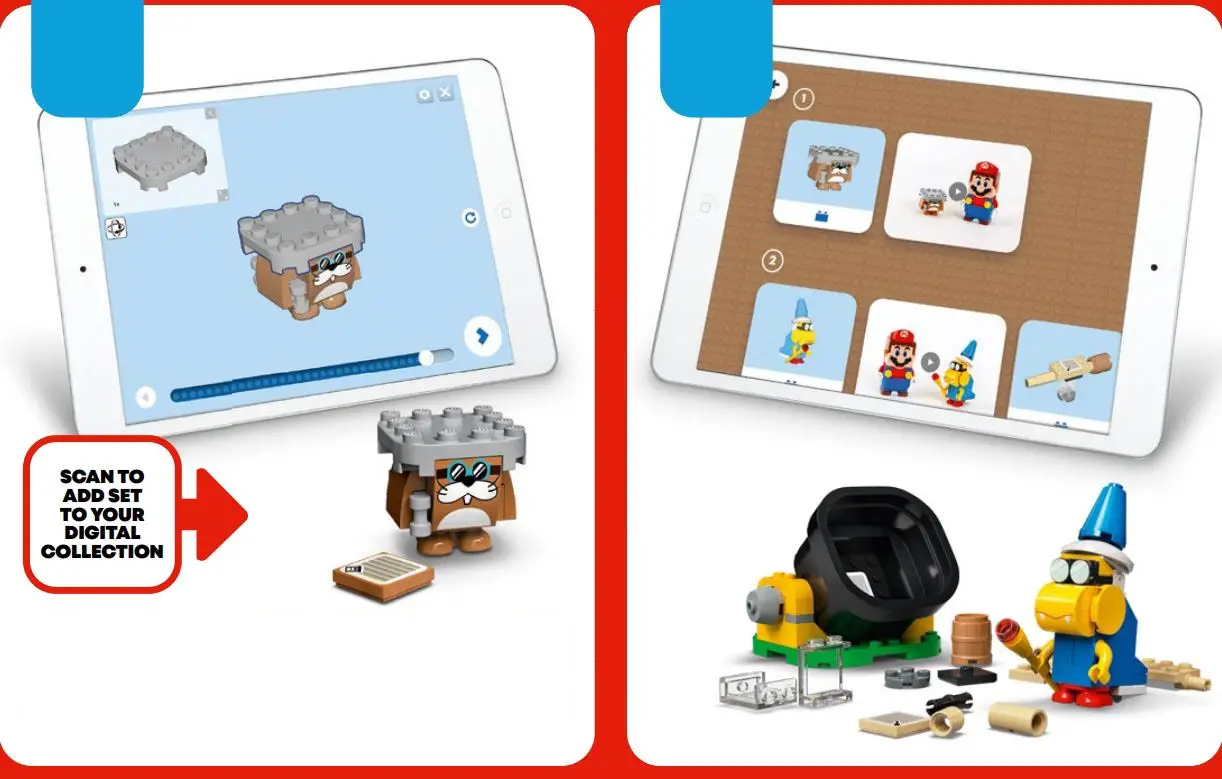 LEGO 71391 Super Mario Airship Expansion Set Instruction Manual - SCAN TO ADD SET TO YOUR DIGITAL COLLECTION