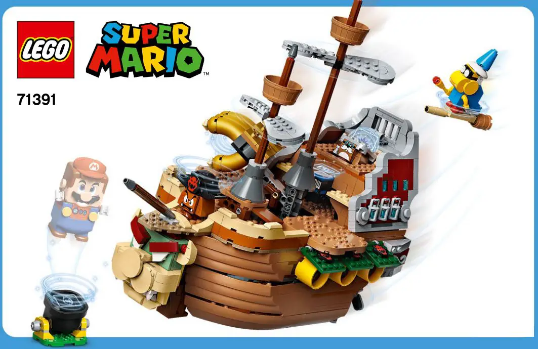 LEGO 71391 Super Mario Airship Expansion Set Instruction Manual