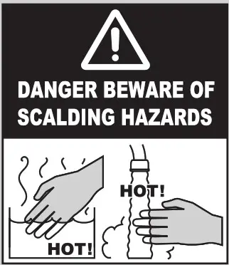 Rinnai S26i Continuous Flow Solar Hot Water Booster- Danger