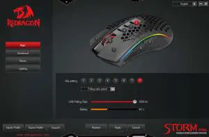 REDRAGON M808-KS Strom Pro Honeycomb Wired and Wireless Optical Gaming Mouse