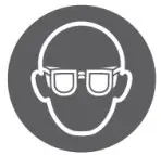 Wear eye protection icon