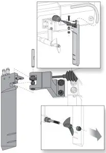 PROBOAT PRB08043 BlackJack 42 Inch Brushless 8S Catamaran - Rudder Service