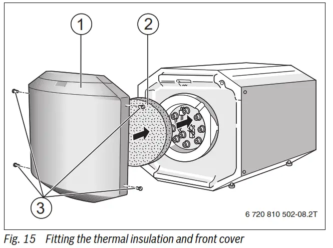 Buderus LT300 1 Logalux Indirect Water Heater - front cover