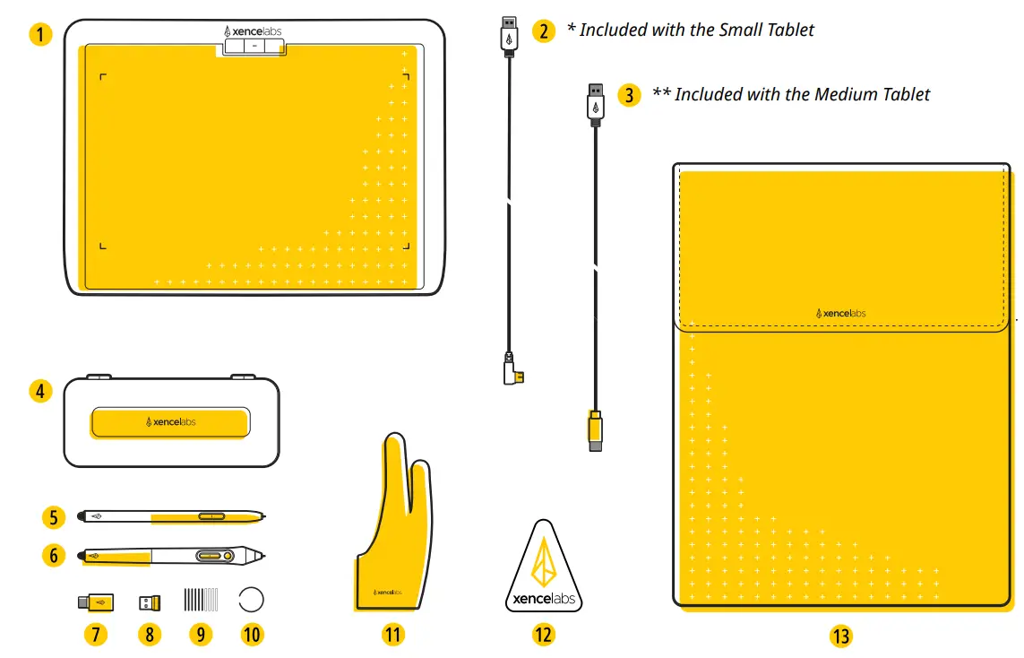 xencelabs XEPTBQKRM Pen Tablet Small Medium - fig 5