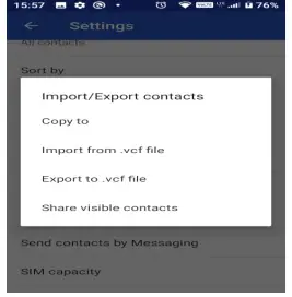 Import-Export Interface