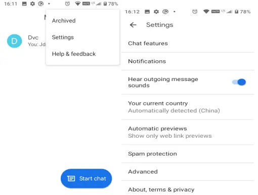 Information edit Menu