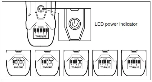 Coopers H751 Cordless Precision Screwdriver- LED Power indicator