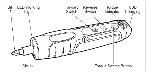 Coopers H751 Cordless Precision Screwdriver- Parts