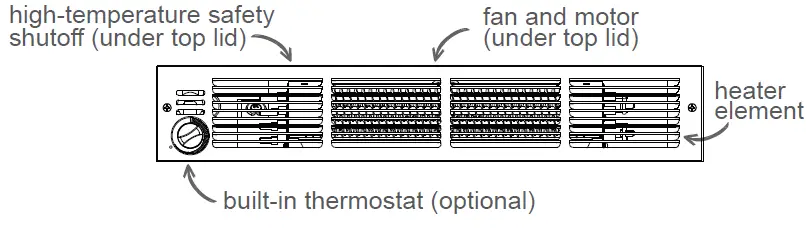 Glen Dimplex AMERICAS Under Cabinet Heater (UCH) FIG 3