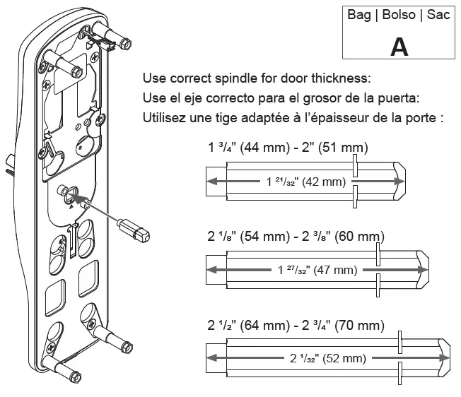 SCHLAGE AD-200 Offline Commercial Keypad Lock fig 11