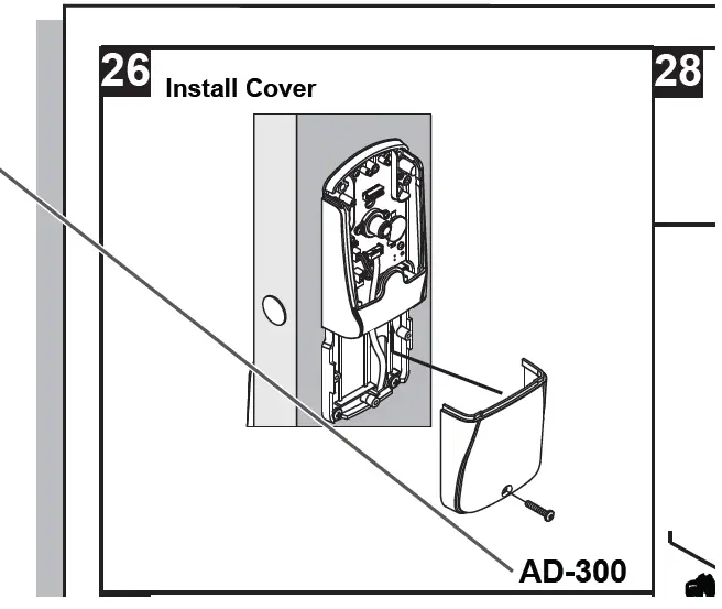 SCHLAGE AD-200 Offline Commercial Keypad Lock fig 2
