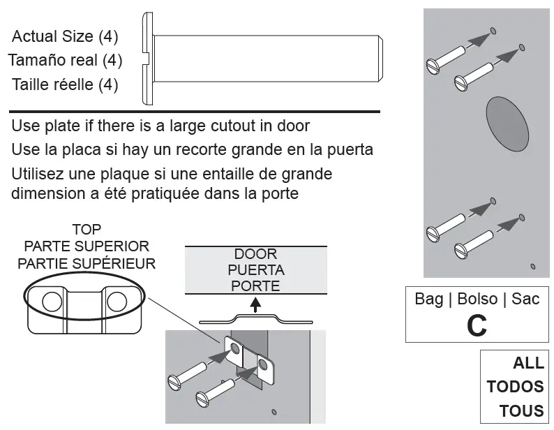 SCHLAGE AD-200 Offline Commercial Keypad Lock fig 7