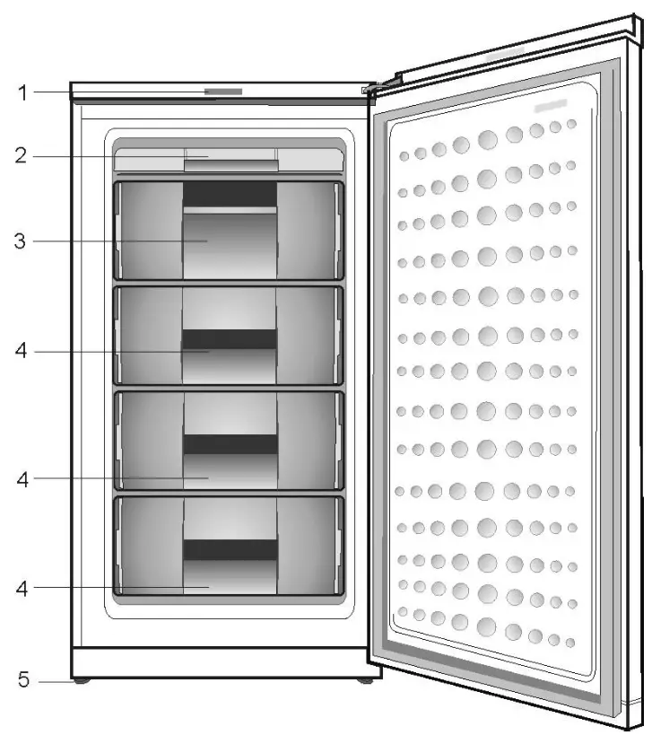 beko FSA13030N Freestanding Upright Freezer - fig