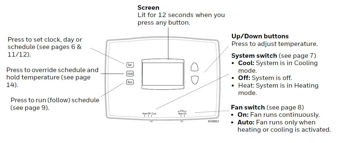 Honeywell Home RTH2510 Programmable Thermostat  1