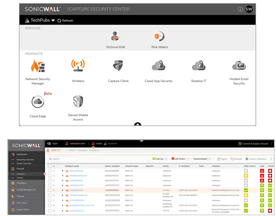 SONICWALL 02-SSC-3919 Nsa 5700 Total Secure Advanced Edition 1 User Guide - Cloud Management