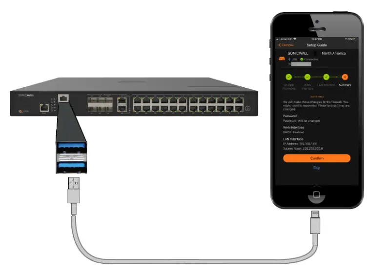 SONICWALL 02-SSC-3919 Nsa 5700 Total Secure Advanced Edition 1 User Guide - Connect your iOS Android device