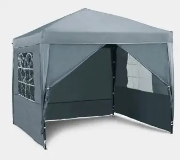 VonHaus- 2500392- Grey- 3m x 3m- Pop-Up- Gazebo -- 3.17m Max- roof- height-product