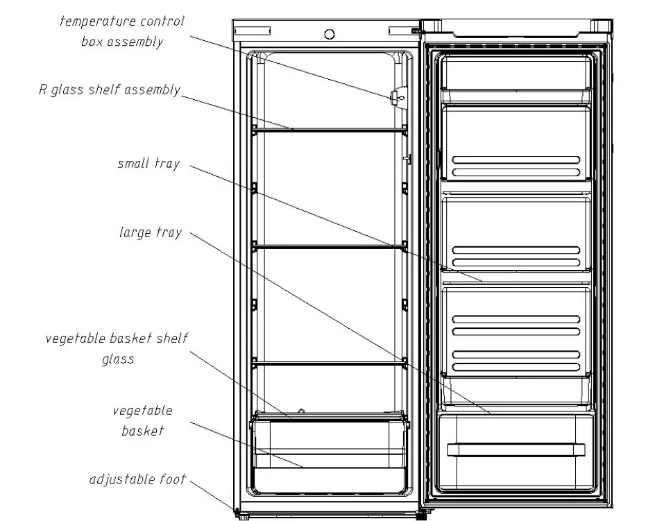 Midea-MDRU327FGF01AP-237L-Upright-Refrigerator-12