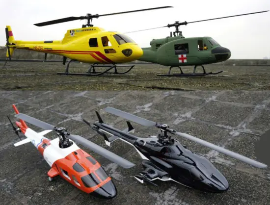 RotorScale 450 PNP Fiberglass Sport Scale Helicopter