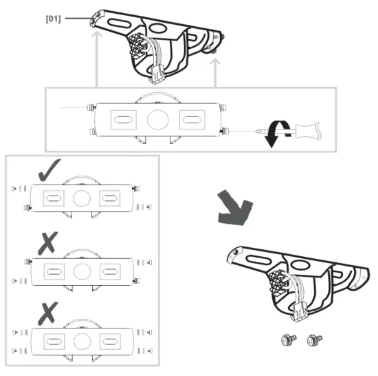 colours SJ44 3 1L Shek Modern Chrome Effect Ceiling Fan Light - Fig