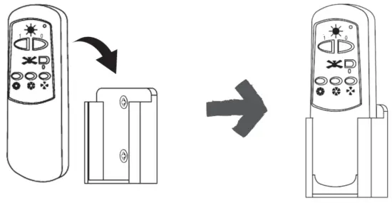 colours SJ44 3 1L Shek Modern Chrome Effect Ceiling Fan Light - Fig